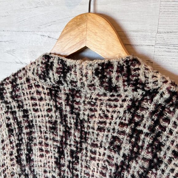 Lucky Brand Duster Cardigan Womens Size Large Boho Wool Longline Metallic Thread - Picture 16 of 16